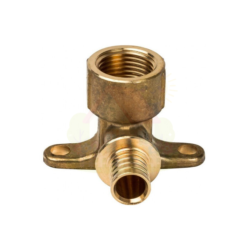Инженерная сантехника Угол с креплением ROMMER 20х1/2" мм, для сшитого полиэтилена — детальное фото