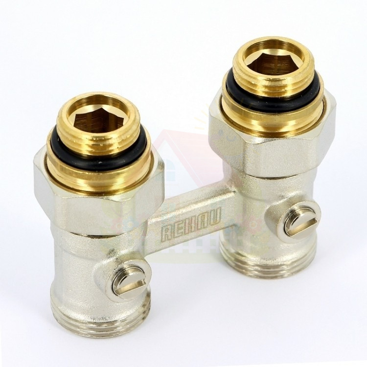 Инженерная сантехника Узел нижнего подключения Rehau G 1/2"x3/4" прямой арт. 12407271001 — детальное фото