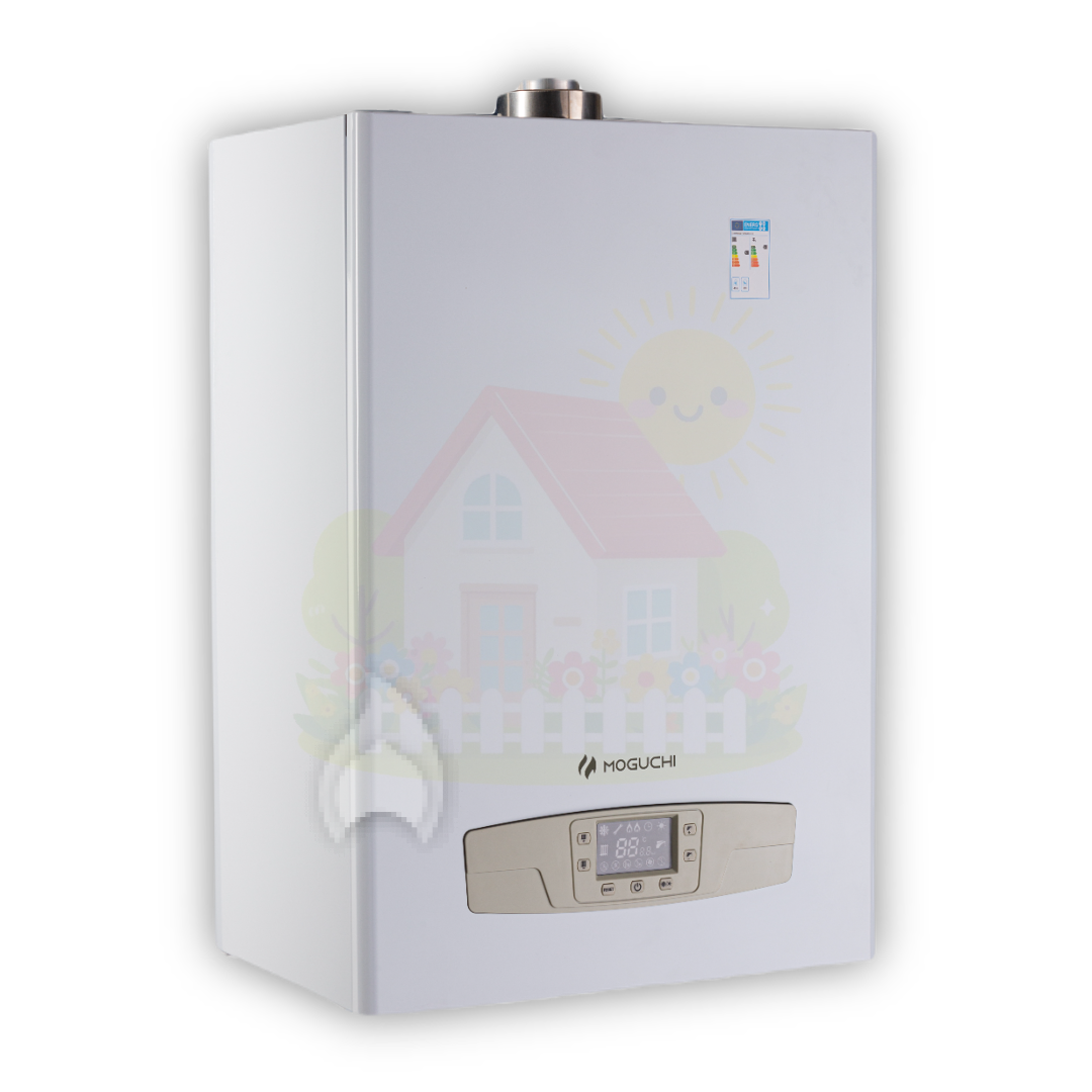 Инженерная сантехника Настенный газовый двухконтурный котел MOGUCHI GBN 40F 40 кВт — детальное фото