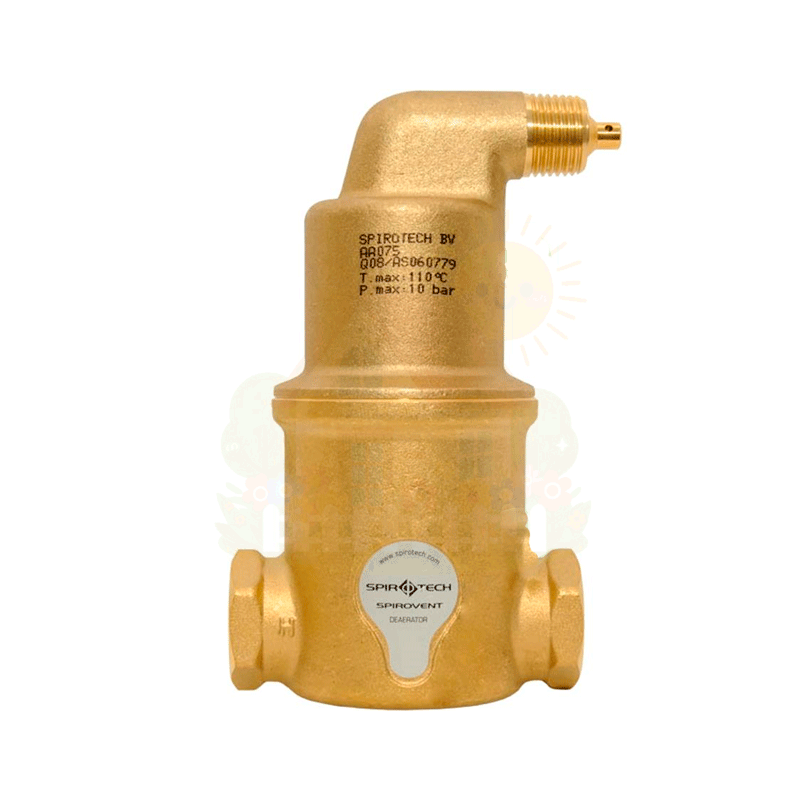 Инженерная сантехника Сепаратор воздуха Spirotech SpiroVent 1 1/4" PN10 110° 3.6 м3/час — детальное фото