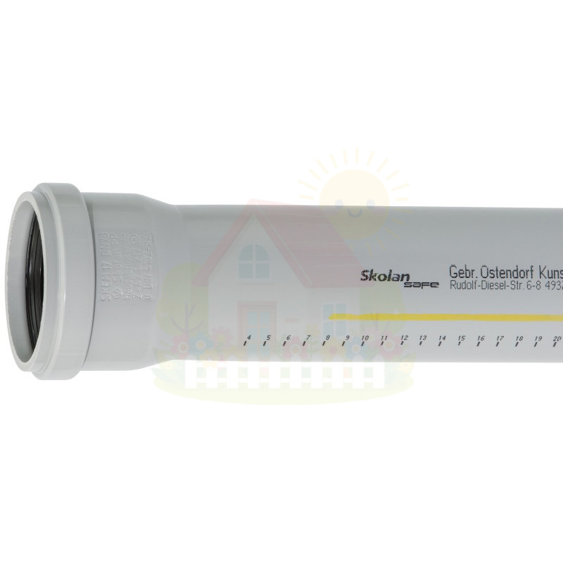 Инженерная сантехника Труба канализационная Ostendorf SKEM 110x2000 (арт.335060) — детальное фото