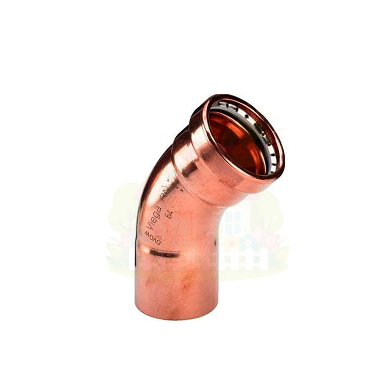 Инженерная сантехника Отвод медный Viega Profipress XL Н-В c SC-Contur 88.9x45° (арт.476946) — детальное фото