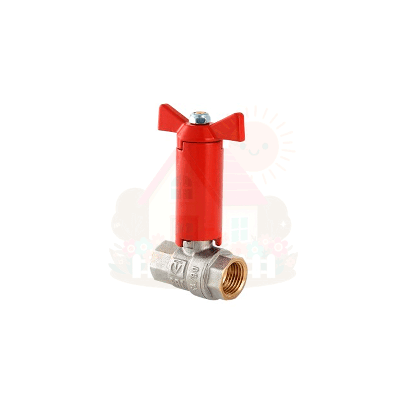 Инженерная сантехника Кран шаровой Valtec Base с удлинённым штоком 1/2" (арт.VT.250.N.04) — детальное фото