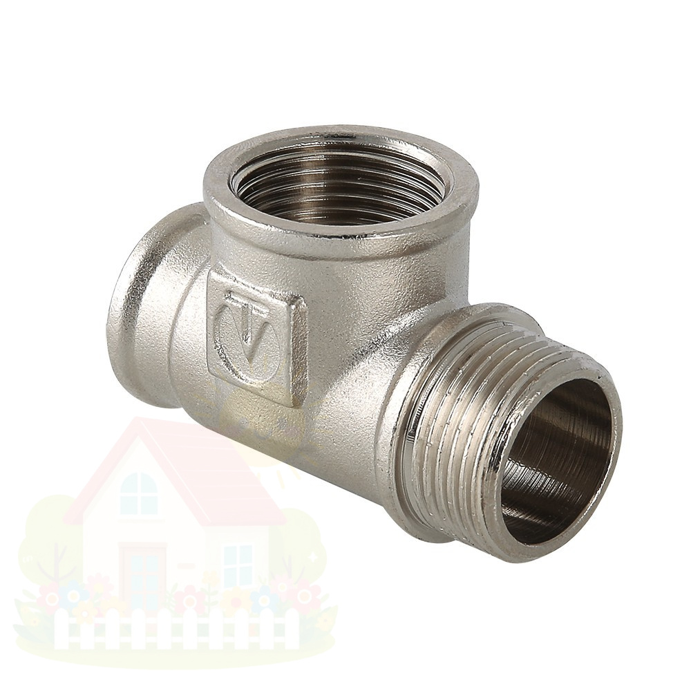 Купить Тройник с переходом на НР резьбу Valtec 3/4" мм арт.VTr.134.N.0005 — фото товара в каталоге