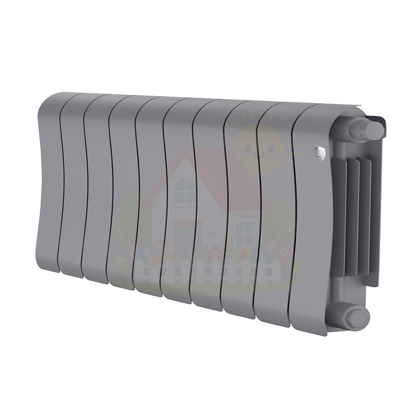 Инженерная сантехника Биметаллический радиатор Royal Thermo Infinity 300 Silver Satin (10 секций) — детальное фото
