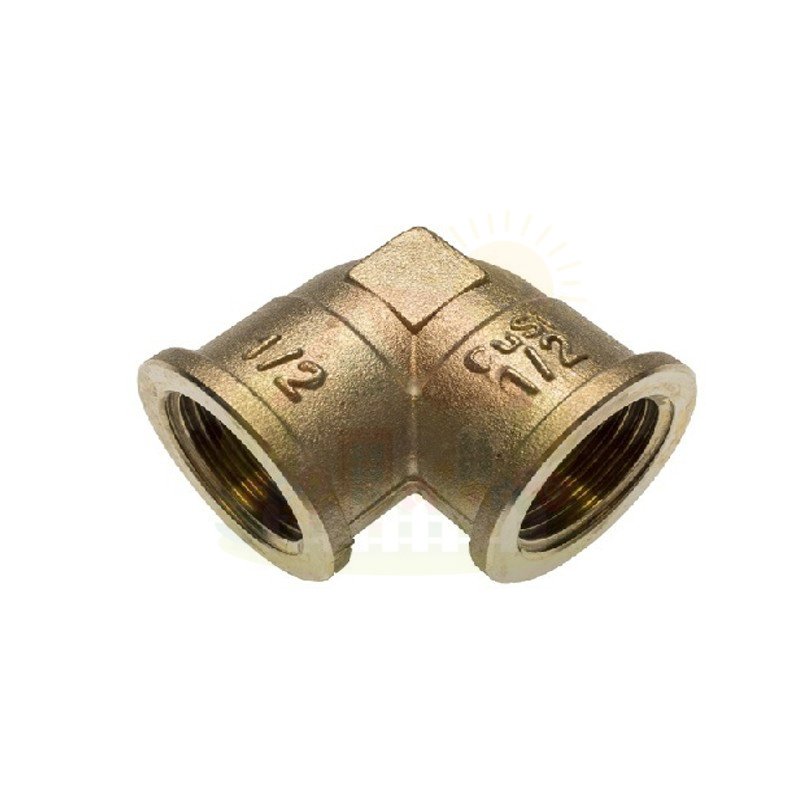 Инженерная сантехника Угол 90° бронзовый Sanha Purafit 1 1/2" с ВР/ВР резьбой, 3090 арт.13090112A — детальное фото