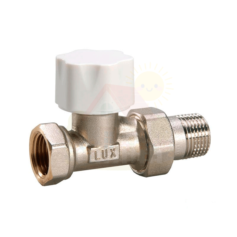 Инженерная сантехника Вентиль Luxor thermo tekna RD 201 3/4'' термостатический под термоголовку линейный арт.12222700 — детальное фото