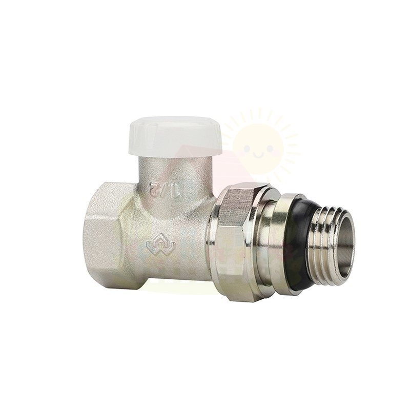 Инженерная сантехника Клапан радиаторный прямой Varmega 3/4" резьба ВР/НР — детальное фото