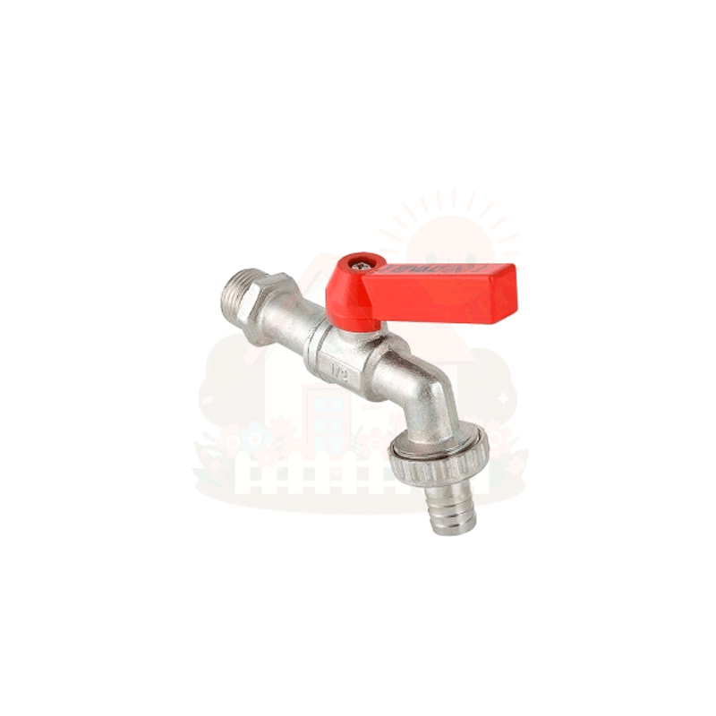 Инженерная сантехника Кран водоразборный шаровой Valtec с ручкой НР 1/2" (арт.VT.051.N.04) — детальное фото