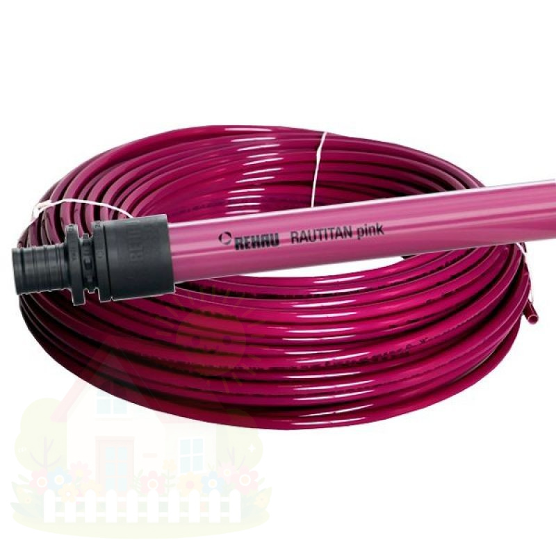 Купить Труба Rehau RAUTITAN pink 25 x 3,5 мм 11360623050 — фото товара в каталоге