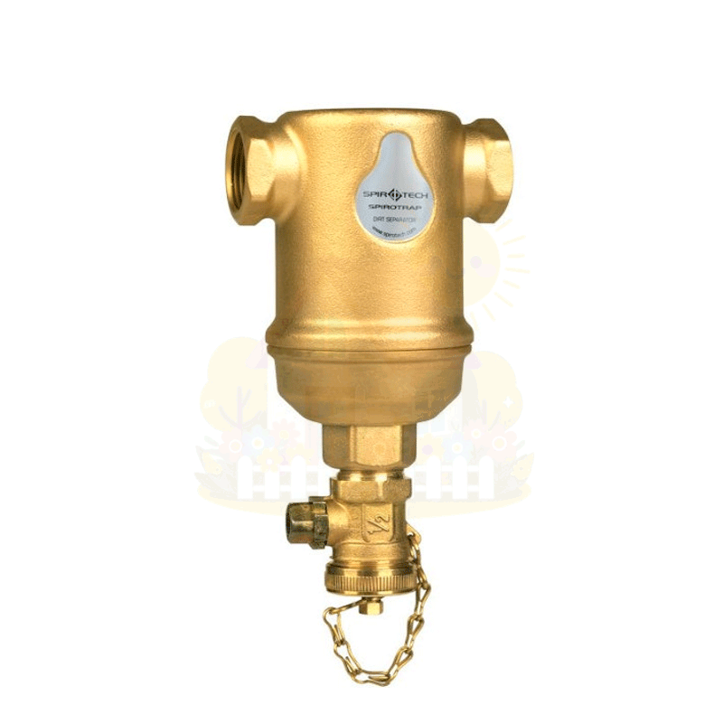 Инженерная сантехника Сепаратор шлама Spirotech SpiroTrap 1 1/2" PN10 110° 5.0 м3/час — детальное фото