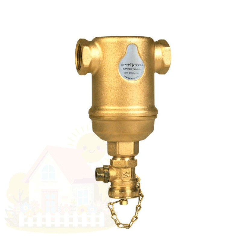 Купить Сепаратор шлама Spirotech SpiroTrap 1" PN10 110° 2.0 м3/час — фото товара в каталоге
