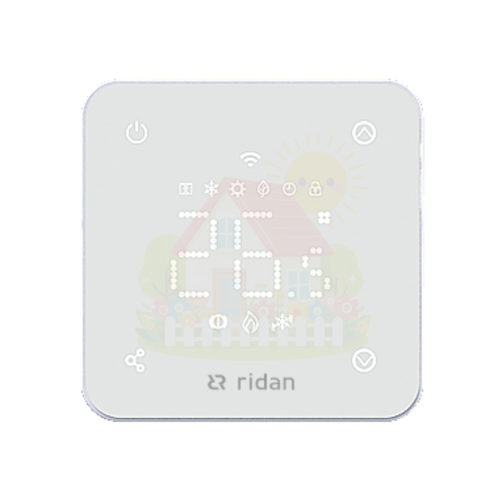 Инженерная сантехника Электронный комнатный термостат RSmart-FW с Wi-Fi подключением 230V, белый, Ридан 088L1142R — детальное фото