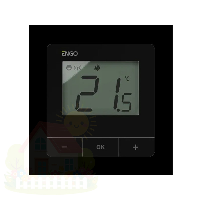 Купить Умный терморегулятор ENGO с модулем Zigbee 868МГц 220В черный — фото товара в каталоге