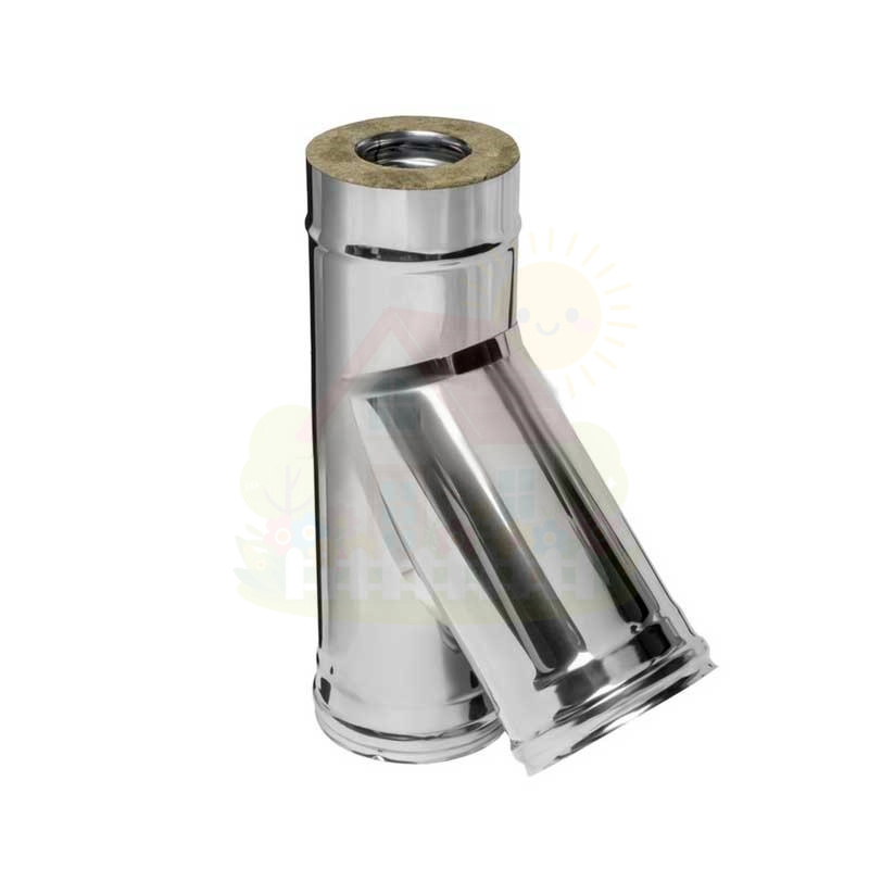 Инженерная сантехника Сэндвич тройник Ferrum GS 30-50 135° Ø135x200 мм — детальное фото