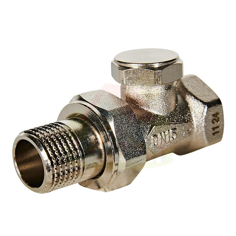 Инженерная сантехника Клапан запорно-балансировочный Rommer 1/2", прямой — детальное фото