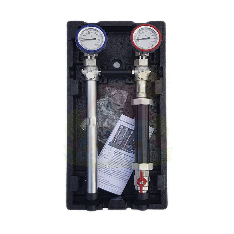 Инженерная сантехника Насосная группа прямая Hansa PRO UK-0/180 DN25 без смесителя, без насоса — детальное фото