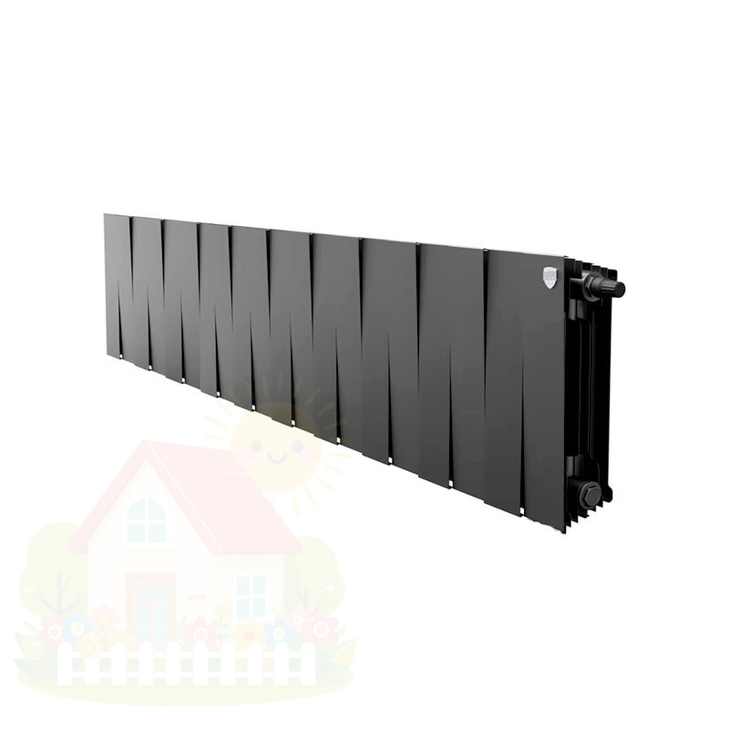 Купить Биметаллический радиатор Royal Thermo PianoForte 200 Noir Sable (16 секций) — фото товара в каталоге