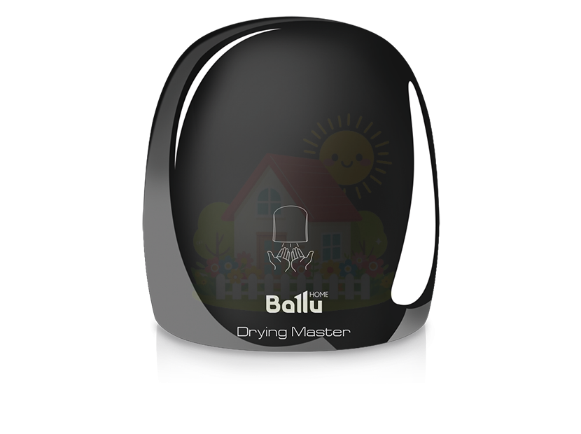 Инженерная сантехника Сушилка для рук Ballu BAHD-2000DM chrome — детальное фото