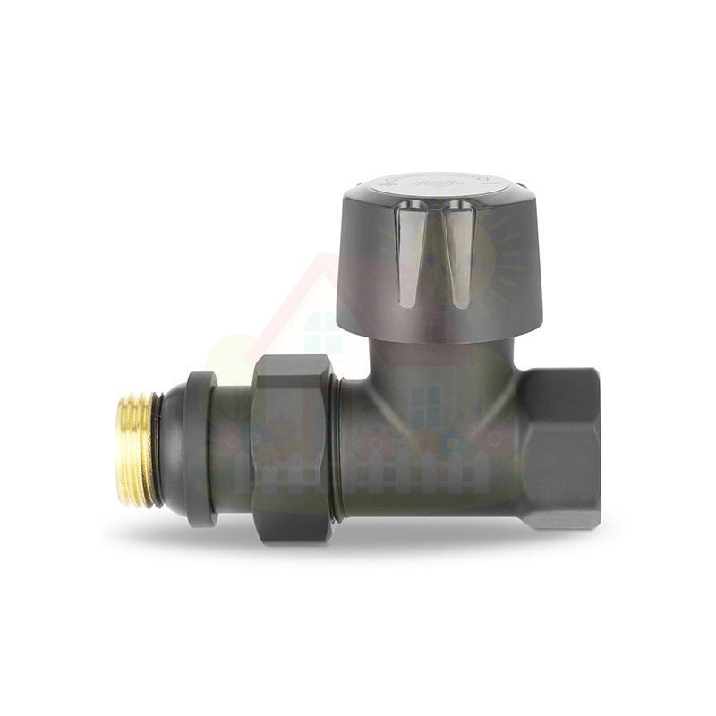 Инженерная сантехника Клапан радиаторный прямой Varmega 1/2" резьба ВР/НР — детальное фото
