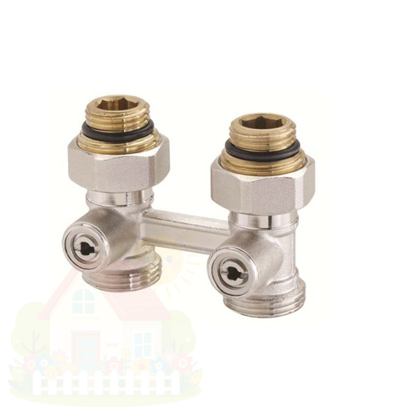 Купить Узел нижнего подключения Purmo 1/2" х 3/4" угловой — фото товара в каталоге