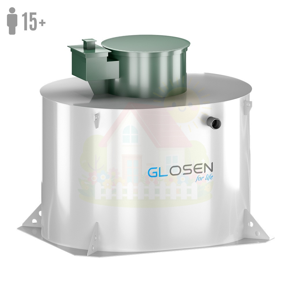 Инженерная сантехника Установка глубокой биологической очистки Glosen 15П — детальное фото
