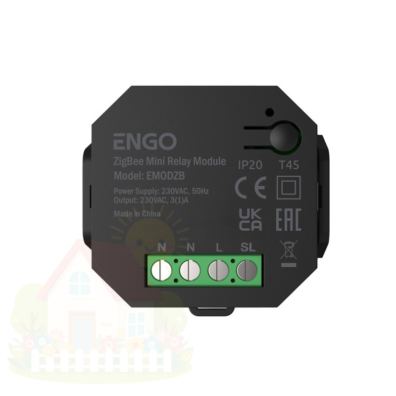 Купить Беспроводное реле с встроенным репитером ENGO Zigbee 220В — фото товара в каталоге