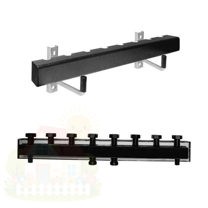 Купить Распределительная гребёнка Oventrop 1 1/2", Regumat 4 контура выход-1 1/2" (DN 25) сталь с изоляцией — фото товара в каталоге