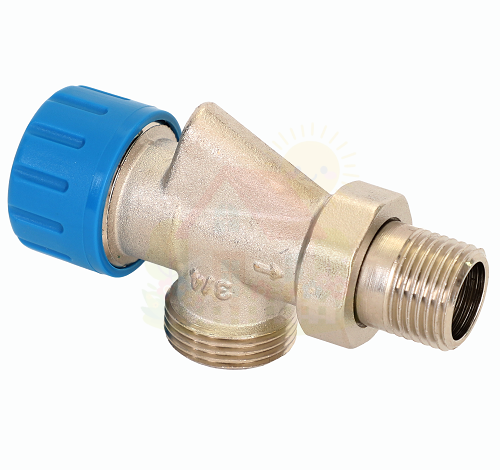 Инженерная сантехника Клапан термостатический осевой MVI 1/2"х3/4" резьба наружная/наружная с преднастройкой — детальное фото