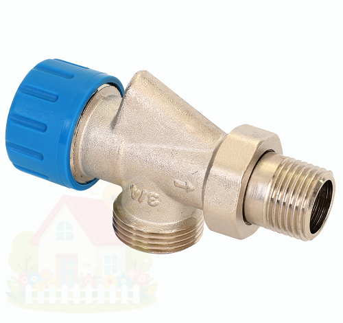 Купить Клапан термостатический осевой MVI 1/2"х3/4" резьба наружная/наружная с преднастройкой — фото товара в каталоге