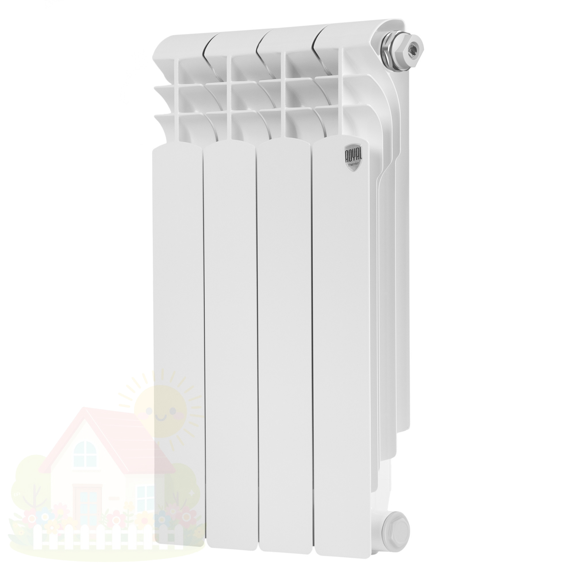 Купить Биметаллический радиатор Royal Thermo Monoblock B 2.0 500 (4 секции) — фото товара в каталоге