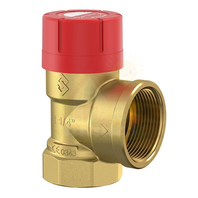 Инженерная сантехника Клапан предохранительный Flamco Prescor B 1/2" x 1/2" - 6 bar — детальное фото