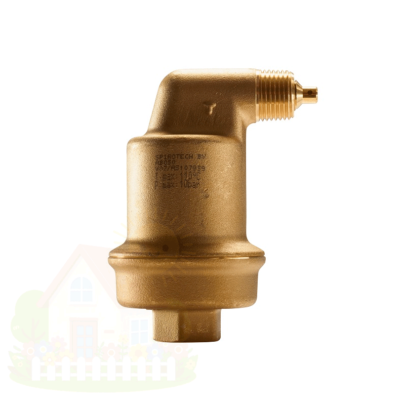 Купить Автоматический воздухоотводчик Spirotech 1/2" SpiroTop 110° 10 Бар — фото товара в каталоге
