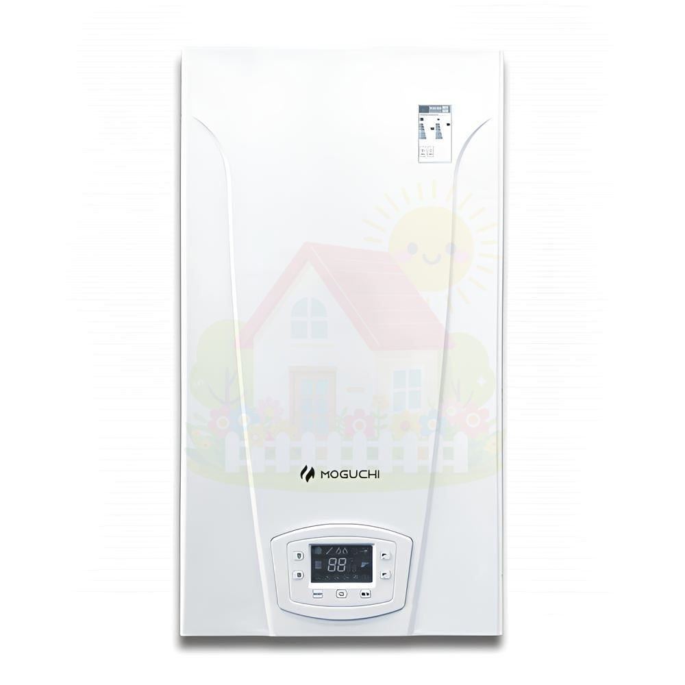 Инженерная сантехника Настенный газовый двухконтурный котел MOGUCHI GBN 24F 24 кВт — детальное фото