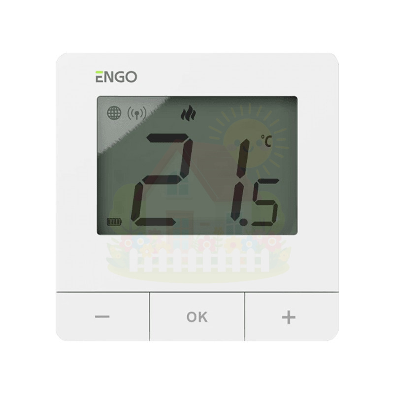 Инженерная сантехника Умный терморегулятор ENGO с модулем Zigbee 868МГц 220В белый — детальное фото