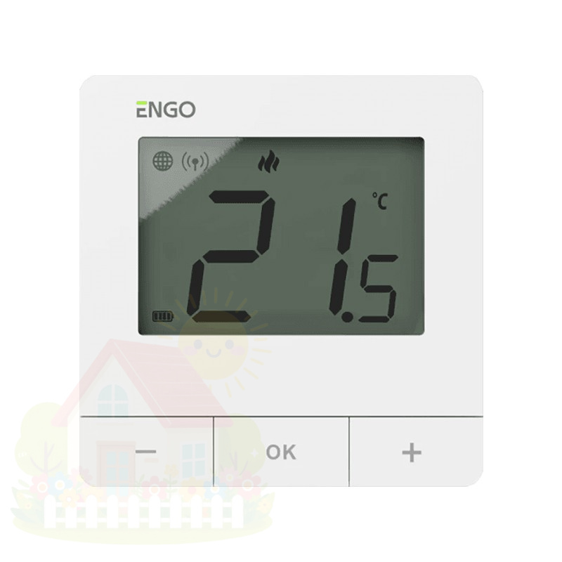 Купить Умный терморегулятор ENGO с модулем Zigbee 868МГц 220В белый — фото товара в каталоге