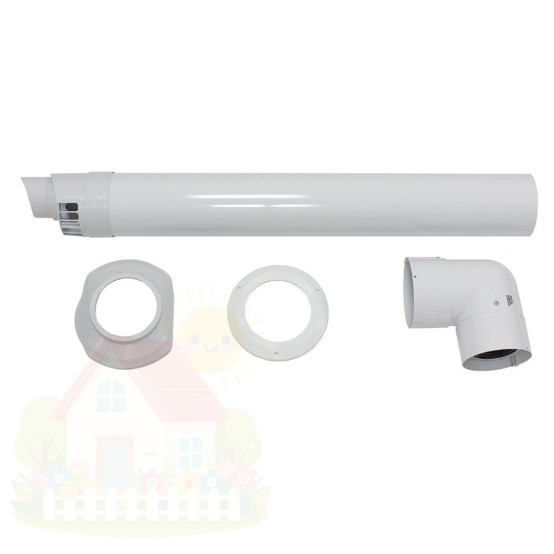 Купить Комплект дымохода для конденсационного котла Vaillant 80/125 мм PP арт. 303209 — фото товара в каталоге