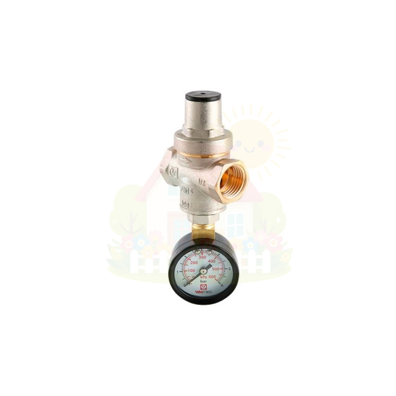 Инженерная сантехника Редуктор давления Valtec 1/2" поршневой без манометра арт.VT.088.N.0455 — детальное фото