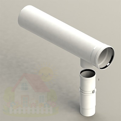 Купить Коллектор дымовых газов Groppalli 160/80 для конденсационных котлов Time Power 50K-70K до 270 кВт — фото товара в каталоге