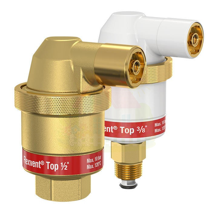Инженерная сантехника Автоматический поплавковый воздухоотводчик Flamco Flexvent Top 1/2" — детальное фото