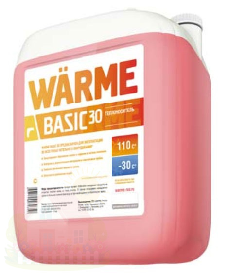 Купить Теплоноситель Warme Basic 30 канистра 10 кг — фото товара в каталоге