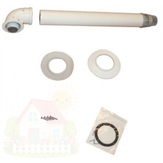 Купить Комплект дымохода коаксиальный для Ferroli  Fortuna/Divabel D60/100 арт. KIT12X0 (010007X0+1KWMA56A) — фото товара в каталоге