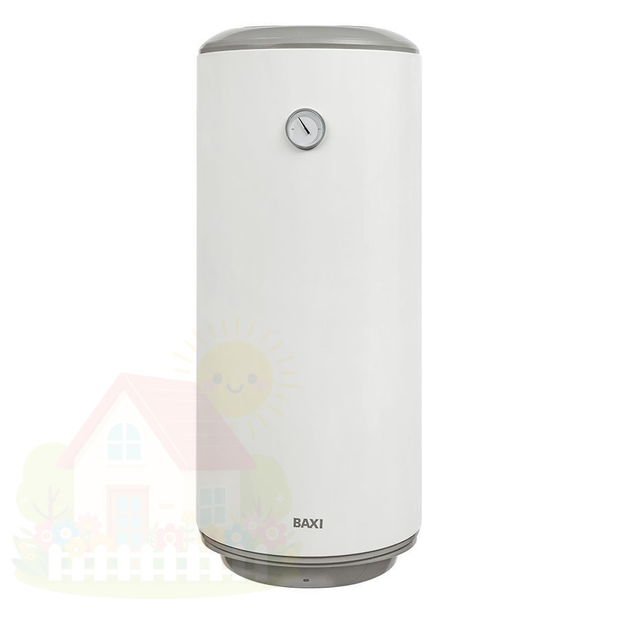 Купить Настенный бойлер косвенного нагрева нагрева с ТЭНом BAXI V 580 TD 80 литров с правым подключение — фото товара в каталоге