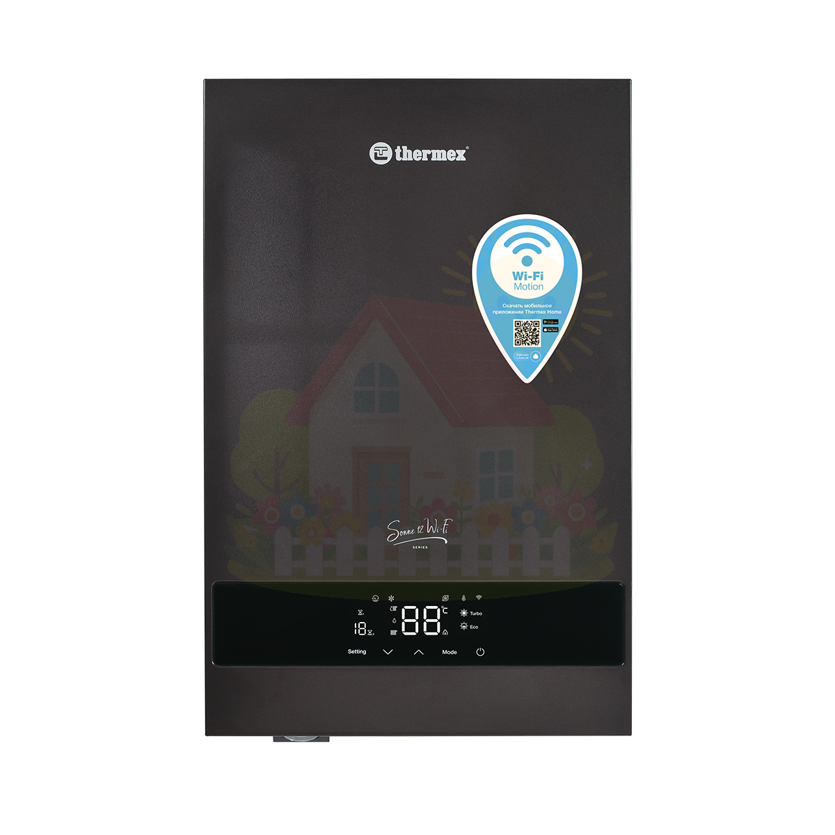 Инженерная сантехника Электрический котёл THERMEX Sonne 12 Wi-Fi (Grey) — детальное фото