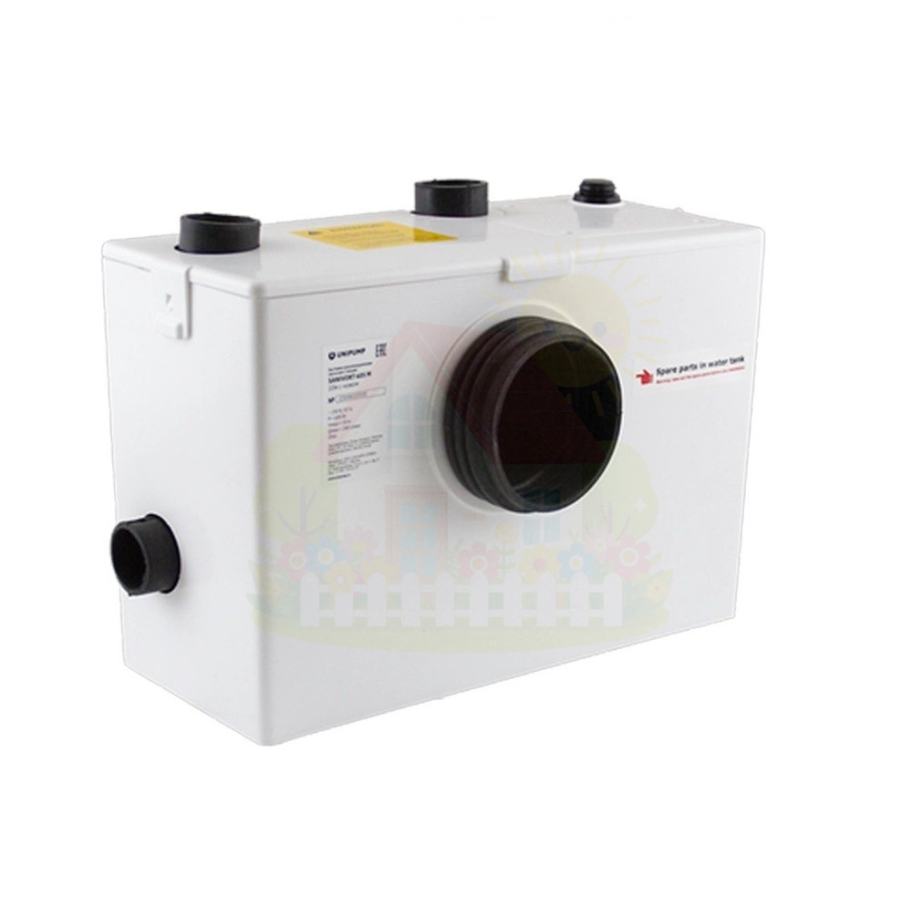 Инженерная сантехника Канализационная насосная станция UNIPUMP SANIVORT 605 M 10м с ножом — детальное фото
