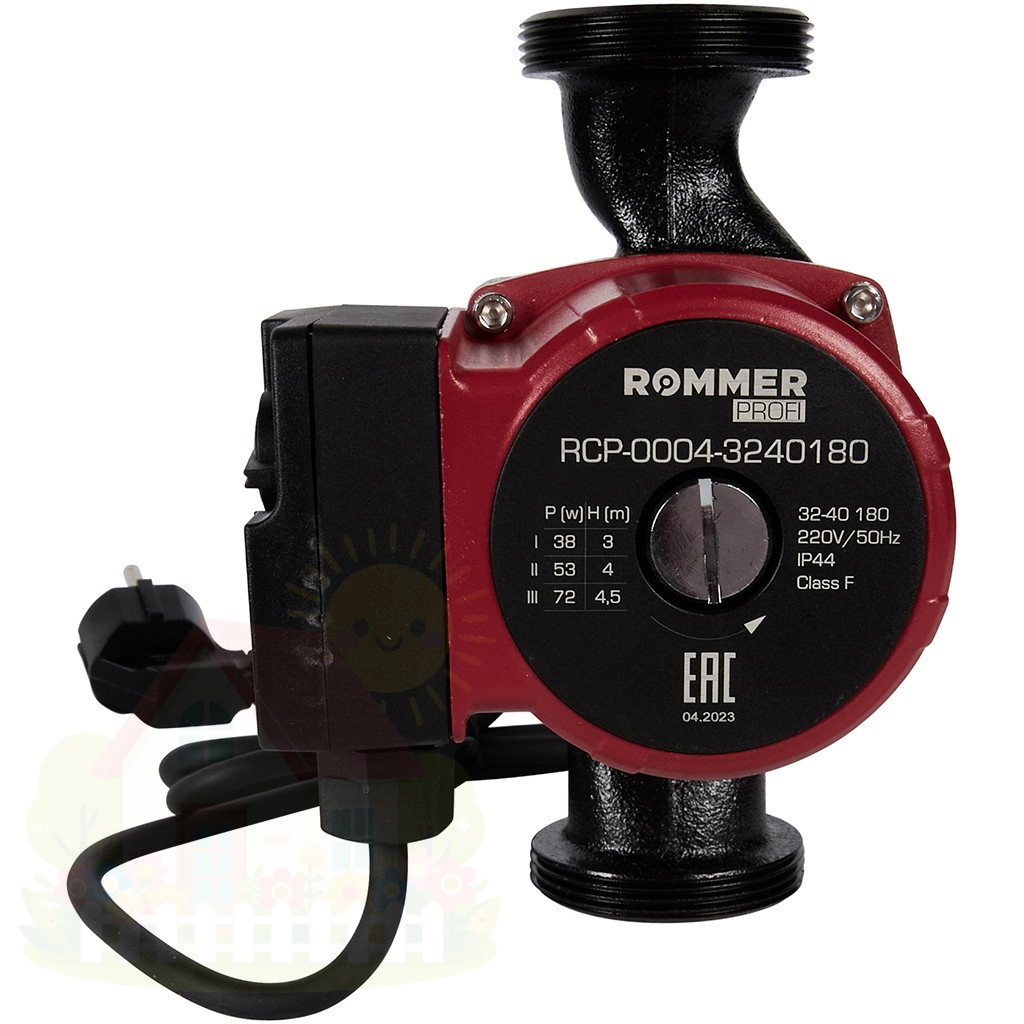Купить Циркуляционный насос Rommer 32/40-180 — фото товара в каталоге