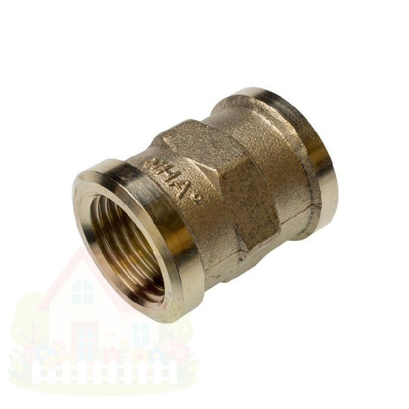 Купить Муфта бронзовая Sanha Purafit 1/4" с ВР/ВР резьбой, 3270 арт.1327014 — фото товара в каталоге