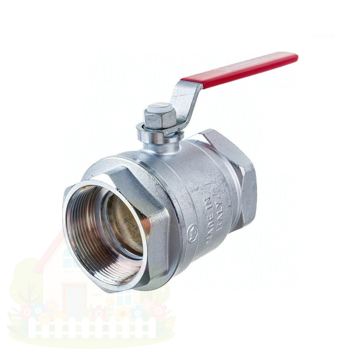 Купить Кран шаровой Giacomini  R850 2 1/2" ВВ ручка-рычаг R850X029 — фото товара в каталоге