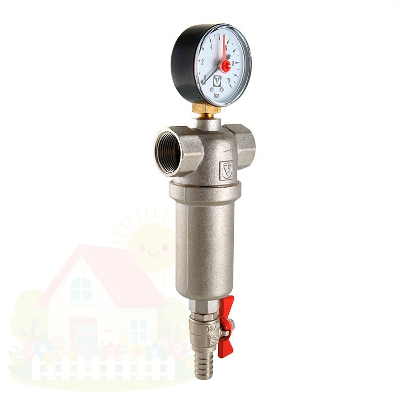 Купить Фильтр Valtec механической очистки промывной 1/2" арт.VT.389.N.04 — фото товара в каталоге