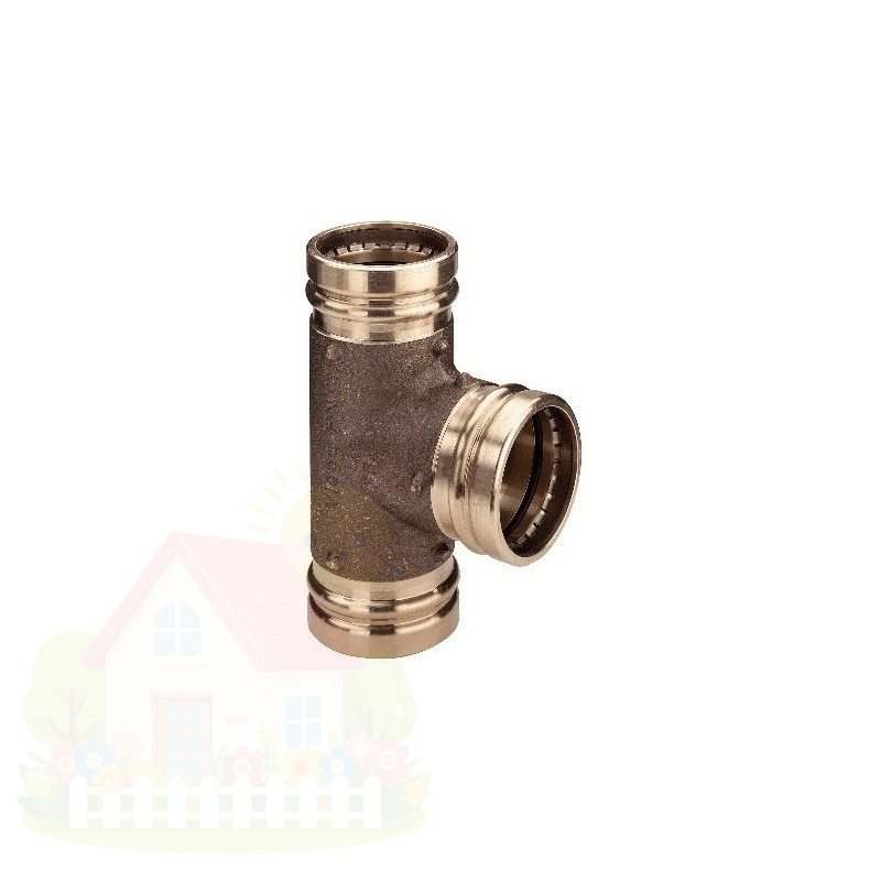 Купить Тройник редукционный бронзовый Viega Sanpress XL c SC-Contur 88.9x76.1x88.9 (арт.354411) — фото товара в каталоге